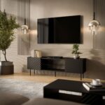Cama EF LUCCA TV cabinet 180x40x59 black - Image 3
