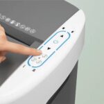 Leitz 80410000 IQ Optimax AutoFeed 300 paper shredder  P5  300 sheets  25-litre waste bin - Image 11