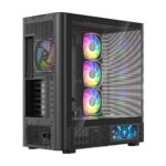 Modecom Volcano AQ400 Gaming Midi Tower Computer Case with Side Window Black - Image 3
