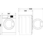 Whirlpool WSD 74 WBB PL tumble dryer Freestanding Front-load 7 kg White - Image 5