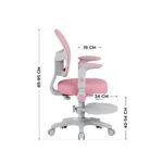Junior 5.0 Pink swivel chair - Image 11