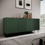 4D2SZ ONDA chest of drawers 200x45xH85 green - Image 2