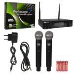 DNA Professional DVS2 - wireless microphone  2 handheld transmitters + base unit (560–590 MHz) - Image 4