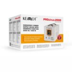KEMOT PROsinus-2000 emergency power supply unit – a pure sine wave inverter with a 12V charging function  230V  2000VA/1200W - Image 2