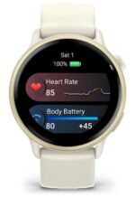 Garmin Vivoactive 6 Aluminium 42mm Waterproof Smartwatch with Heart Rate Monitor (Lunar Gold with Bone Band) - Image 7
