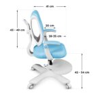 Junior 4.6 Blue swivel chair - Image 6