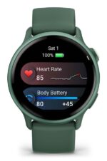 Garmin Vivoactive 6 Aluminium 42mm Waterproof Smartwatch with Heart Rate Monitor (Jasper Green) - Image 2