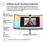 HP 734pm Series 7 Pro Ultrawide IPS Curved Monitor 34" QHD 3440x1440 With Response Time 5ms GTG Silver - Image 5