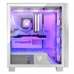 Modecom Volcano Perun Apex Gaming Midi Tower Computer Case with Side Window and RGB Lighting White - Image 5