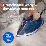 Philips 6000 series DST6120/20 iron Steam iron SteamGlide Plus soleplate 2600 W Blue - Image 11