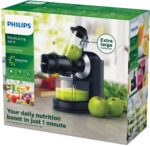 Philips Juicer Slow Press 150W Black - Image 2