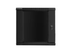 Lanberg Wall Mounted Rack Cabinet 12U 60x60x64cm Black WF01-6612-10B - Image 4
