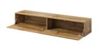 TV Stand Vigo Wotan Oak 180x30x40cm - Image 6