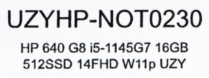 HP ProBook 640 G8 i5-1145G7 16GB 512GB SSD 14  FHD Win11pro Used