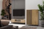 Floor Cabinet Kamaro Red 103.5x40x147.5cm - Image 6