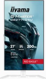 Iiyama G-Master Red Eagle IPS HDR Gaming Monitor 27" QHD 2560x1440 200Hz With Response Time 2ms GTG White - Image 2