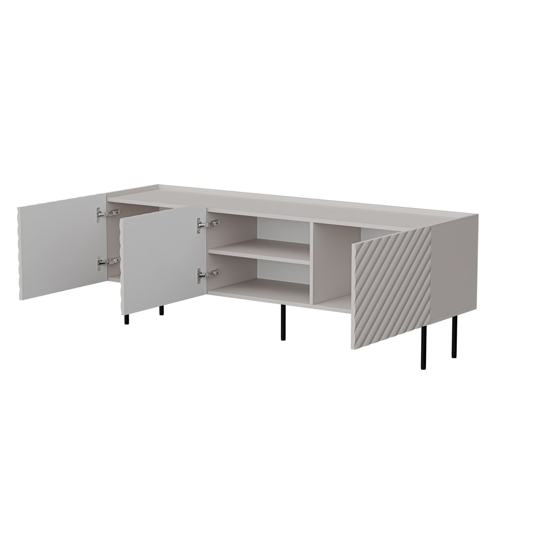 Cama LUCCA 3D TV cabinet 165x40x59 cashmere - Image 1