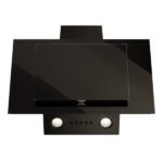 Vertical Eco Duo Glass Wall-mounted chimney hood Black - Image 4