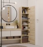 Topeshop S43 SONOMA bathroom storage cabinet Oak - Image 3