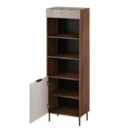 Cama 3 ALMERA bookcase 60x42x185 walnut/cashmere