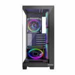 Modecom Volcano Stellar ARGB 5F Gaming Midi Tower Computer Case with Side Window Black - Image 11