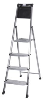 Krause Secury Folding ladder silver - Image 2