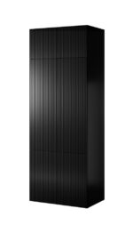 Cama Rectangular Loft Closet from MDF in Black Colour 90x55.5x45cm SZFCMMOTW0012 - Image 4