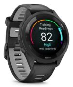 Garmin Forerunner 265 46mm Waterproof Smartwatch with Heart Rate Monitor (Black/Powder Gray) - Image 2