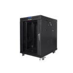 LANBERG FREE STANDING 19  RACK CABINET 15U 600x800 BLACK