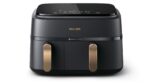 Philips Airfryer NA352 00 Dual Basket 9L 2750W black copper (NA352/00) - Image 4