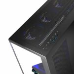 Modecom Volcano Stellar ARGB 8F Gaming Midi Tower Computer Case with Side Window Black - Image 16