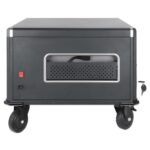 Manhattan Laptop Charging Cabinet Desktop via AC Adapter (EU) 20-bay  Install device's AC Adapter (power cables) into unit  Suitable for ALL laptops (to 16 )  iPads  MacBooks  Chromebooks  other portable devices  Bays 380x30x280mm  Cart  Lockable - Image 3