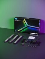 Govee Gaming Wall Light (4+1) Bluetooth/WiFi Decorative Lamp Bar Light Black 5pcs - Image 23