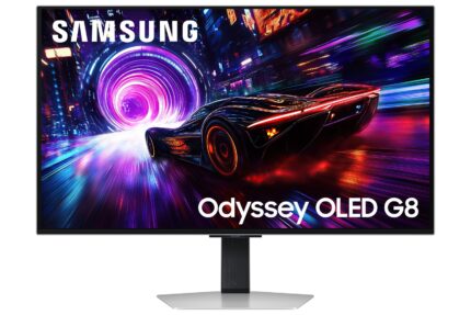 Samsung G81SF computer monitor 81.3 cm (32 ) 3840 x 2160 pixels 4K Ultra HD OLED Silver