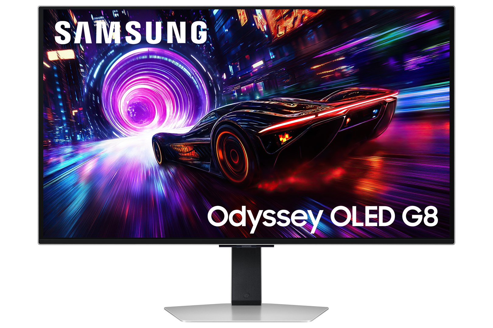 Samsung G81SF computer monitor 81.3 cm (32 ) 3840 x 2160 pixels 4K Ultra HD OLED Silver - Image 1