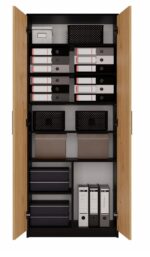 Topeshop OLIV 2D ANT/ART KPL office bookcase - Image 4