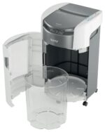 Leitz 80420000 IQ Optimax AutoFeed 300 paper shredder  P4  300 sheets  25-litre waste bin - Image 10