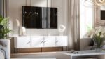 TV Stand Palazzo White Matte M40xP60xH201cm - Image 3
