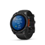 Garmin Fenix 8 Stainless Steel 47mm Waterproof Smartwatch with Heart Rate Monitor (Slate Grey With Black Silicone Band) - Image 6
