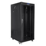 LANBERG FREE STANDING 19  RACK CABINET 27U 600x800 BLACK