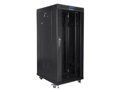 LANBERG FREE STANDING 19  RACK CABINET 27U 600x800 BLACK