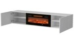 TV Stand Wooden White L183xW35xH37cm
