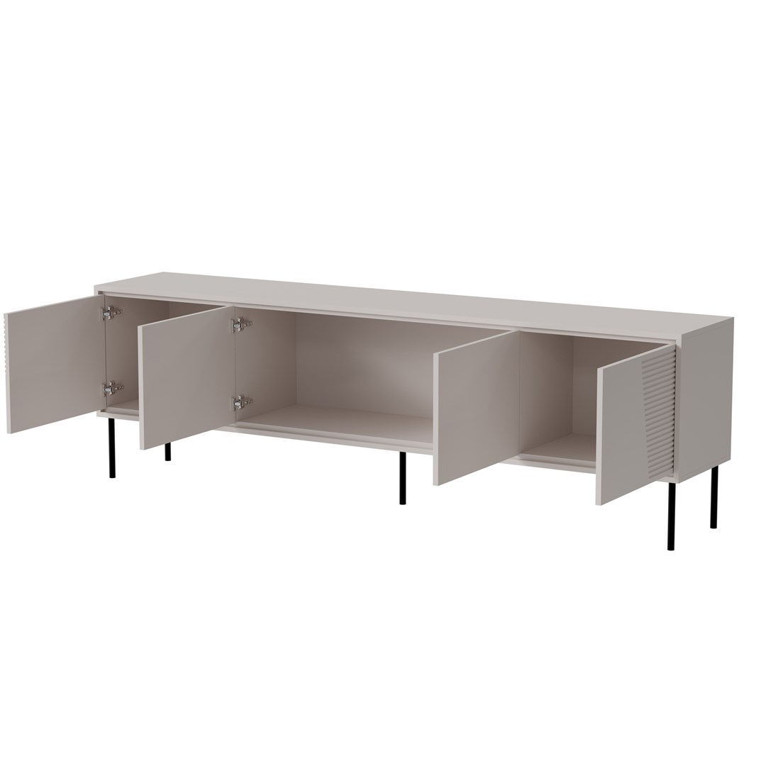 RTV cabinet ABI 4D 200x38x62 cashmere matt - Image 1