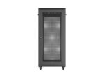 19  27U 600 × 1000 BLACK FLOOR-STANDING RACK CABINET WITH PERFORATED DOOR  LANBERG (FLAT PACK) - Image 6