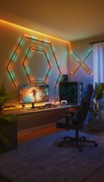 Govee Gaming Wall Light (4+1) Bluetooth/WiFi Decorative Lamp Bar Light Black 5pcs - Image 16