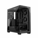 Modecom Volcano Stellar ARGB 5F Gaming Midi Tower Computer Case with Side Window Black - Image 14