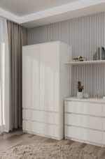 Double Door Wardrobe Kashmir 90x50x180cm - Image 7
