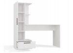 Cosmo Desk + Bookcase Set  White - Image 4