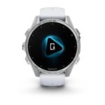 Garmin Fenix 8 Stainless Steel 43mm Waterproof Smartwatch with Heart Rate Monitor (Silver with Whitestone Silicone Band) - Image 13