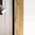 Cama full cabinet VIGO '180' 180/40/30 black/wotan oak